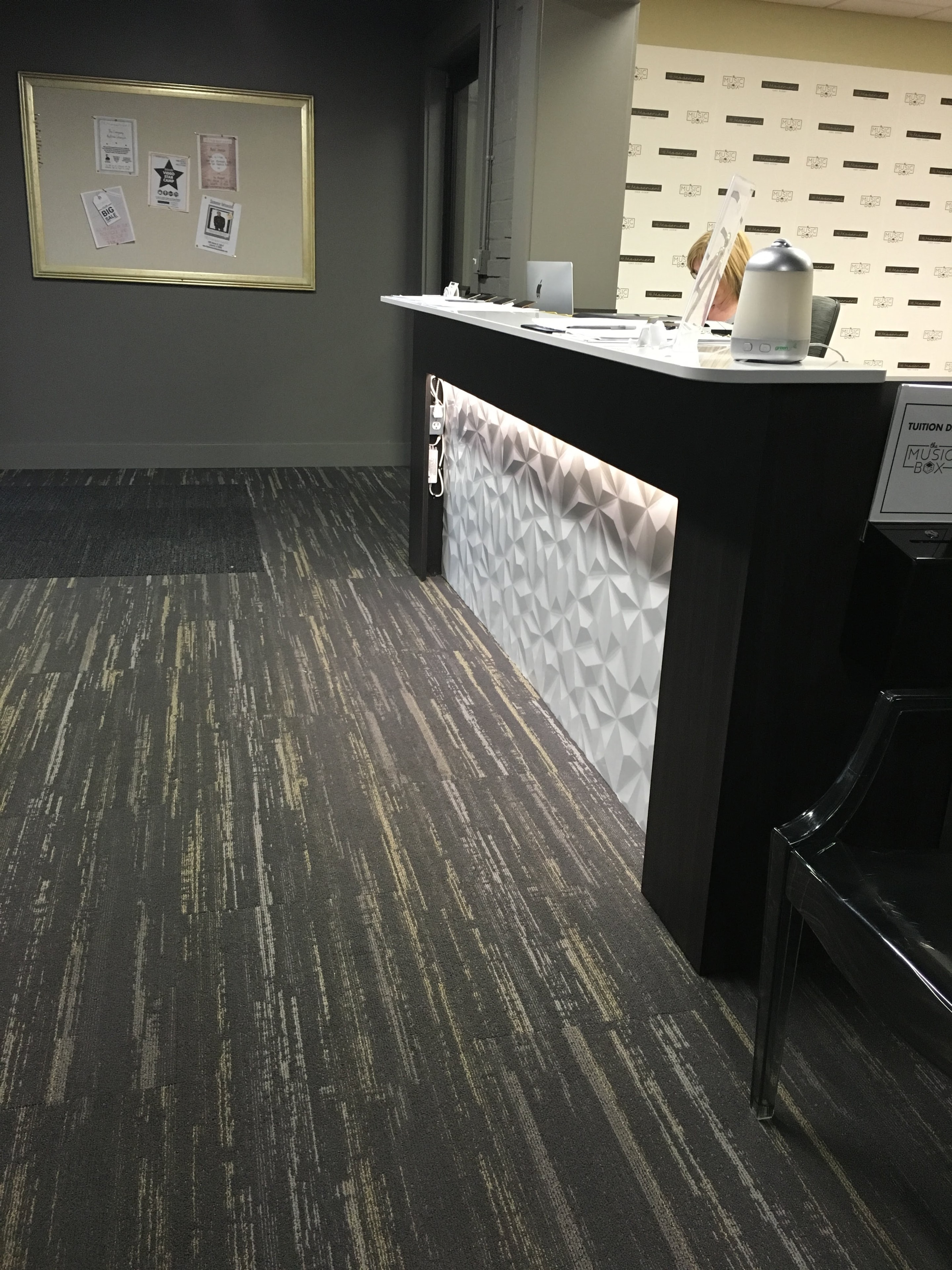 Luxury commercial interior detail